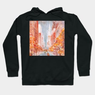 Snowfall In New York City Hoodie